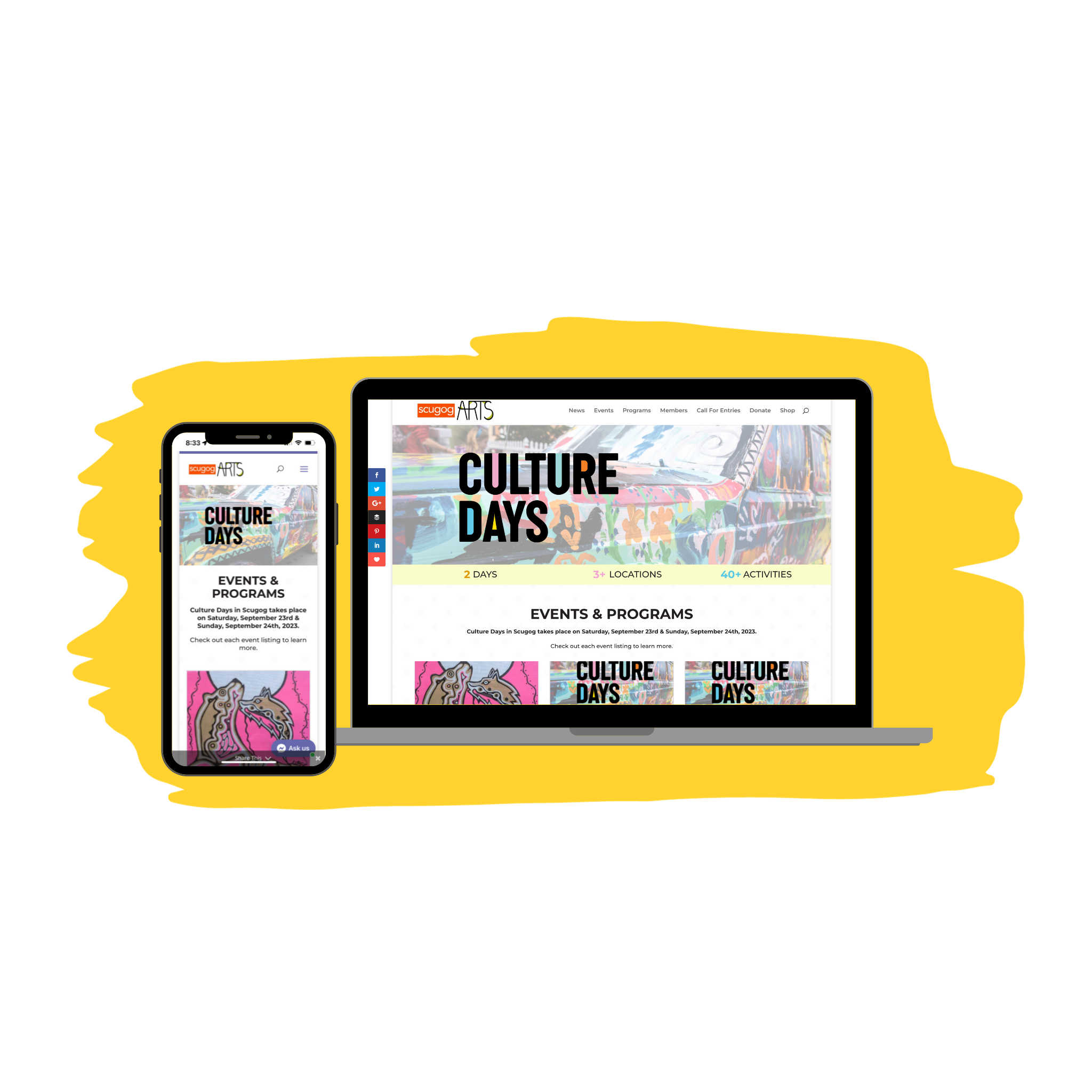 CUlture Days in Scugog Landing Page